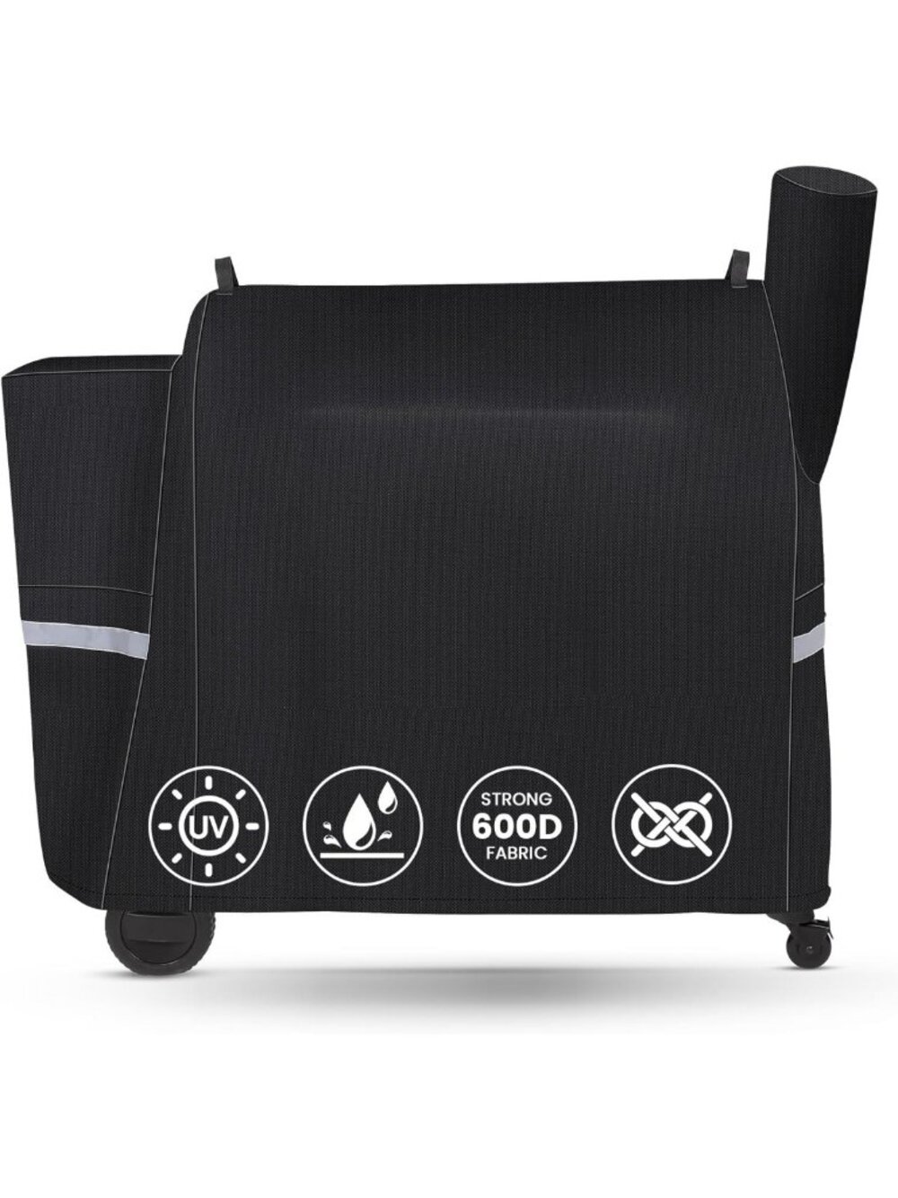 Heavy Duty Waterproof Grill Cover for Traeger Pro 34/780, Smoker Accessory, 600D